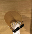 Christian Dior With Letter Logo On Brim Visor Hat In Tan