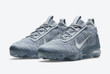 Nike Air VaporMax Flyknit Armory Blue Smoke Grey Shoes Sneakers