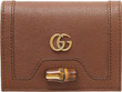 Gucci Diana Brown Leather Card Case Wallet