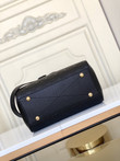 Louis Vuitton Montaigne MM Empreinte Noir Black Leather Bag