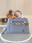 Louis Vuitton Marelle MM Bleu Nuage Blue Tote Bag