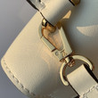 Louis Vuitton Locky BB Monogram White Leather Bag