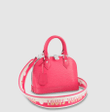 Louis Vuitton Alma BB Dragon Fruit Pink Leather Bag