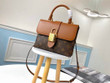 Louis Vuitton Locky BB Monogram Caramel Brown Leather Bag