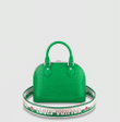 Louis Vuitton Alma BB Serpentine Green Leather Bag