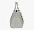 Givenchy Antigona Lock Handle Bag Leather Grey