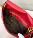 Fendi Iconic Baguette Medium Bag Lambskin In Red