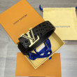 Loius Vuitton Gold LV Initiales 40mm Reversible Belt