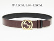 Gucci Signature Leather Belt In Black And Brown