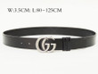 Gucci GG Marmont Reversible Wide Belt In Silver Full Black