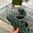 Gucci Gg Multicolor Sandal In Green And Blue