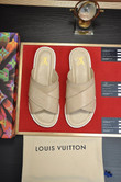 Louis Vuitton Fouch Mule Slides In Beige