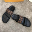 Louis Vuitton Brown Crossover Two Straps Slides
