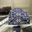 Louis Vuitton Since 1854 Fabric Beanie Hat In Navy