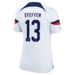 USA National Team FIFA World Cup Qatar 2022 Patch Zack Steffen #13 Home Women Jersey
