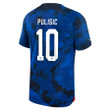 USA National Team FIFA World Cup Qatar 2022 Patch Christian Pulisic #10 - Away Youth Jersey