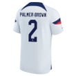 USA National Team FIFA World Cup Qatar 2022 Patch Palmer-Brown #2 - Home Youth Jersey
