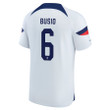 USA National Team FIFA World Cup Qatar 2022 Patch Gianluca Busio #6 - Home Youth Jersey