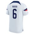 USA National Team 2022-23 Qatar World Cup Gianluca Busio #6 Home Youth Jersey