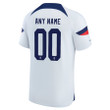 USA National Team 2022-23 Qatar World Cup #00 Home Youth Jersey - White