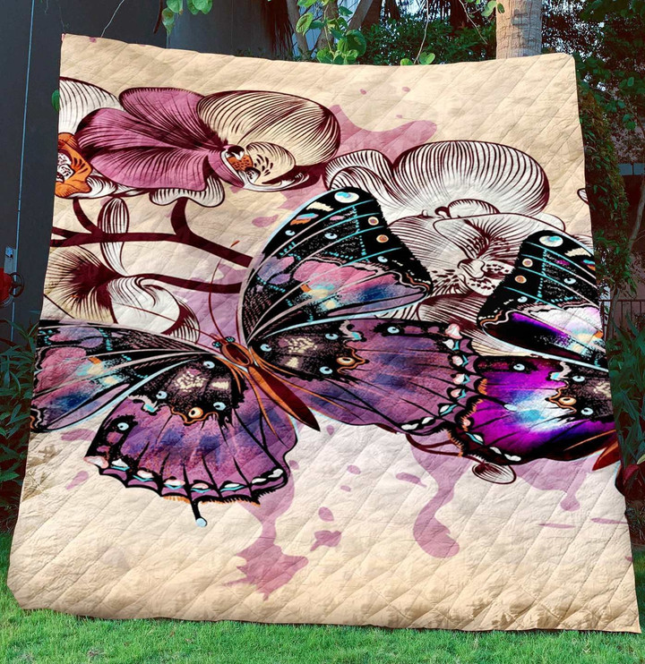 Butterfly Quilt Blanket Bbb041152Ph