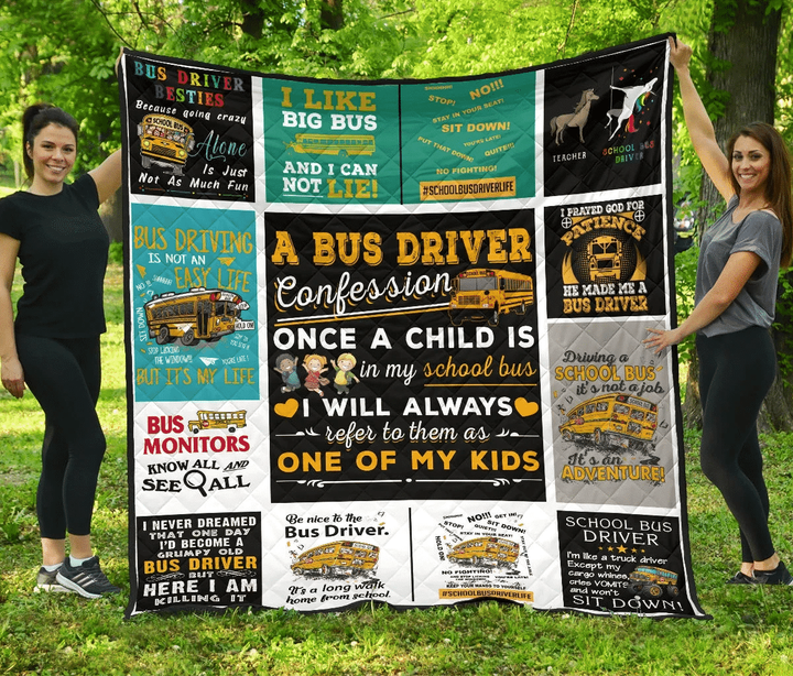 Bus A Bus Driver Quilt Blanket Dhc3112798Td