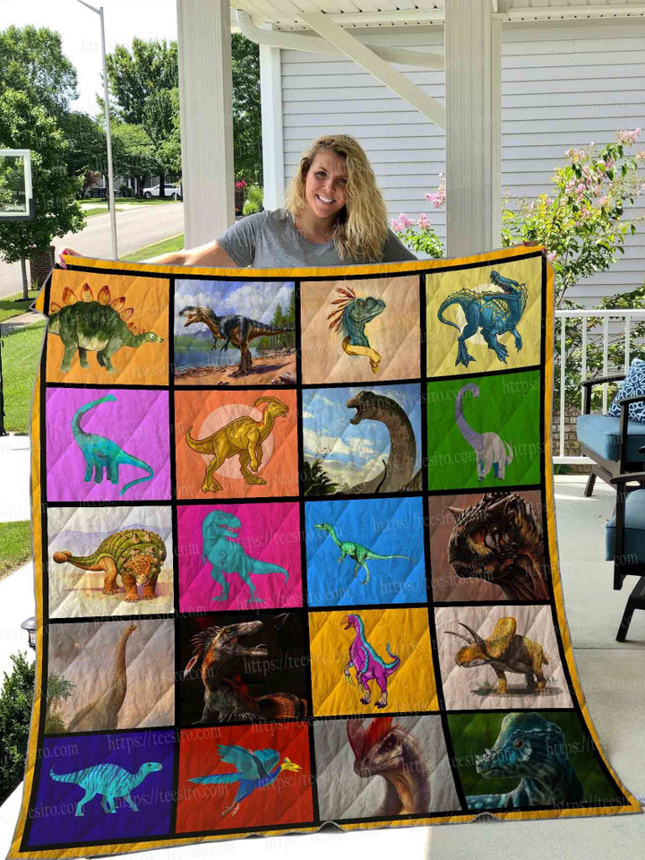 Dinosaur Kinds Quilt Blanket 01