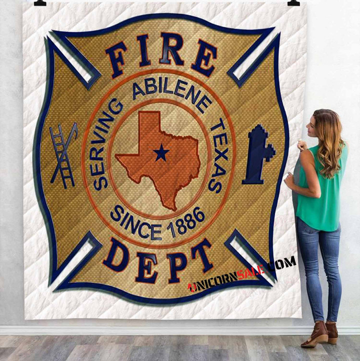 Firefighter Firefighter Entry Level 3D Customized Personalized Quilt Blanket