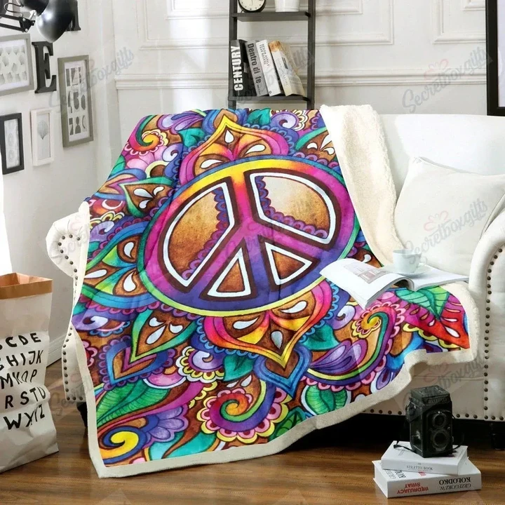 Hippie Am2410309Cl Fleece Blanket