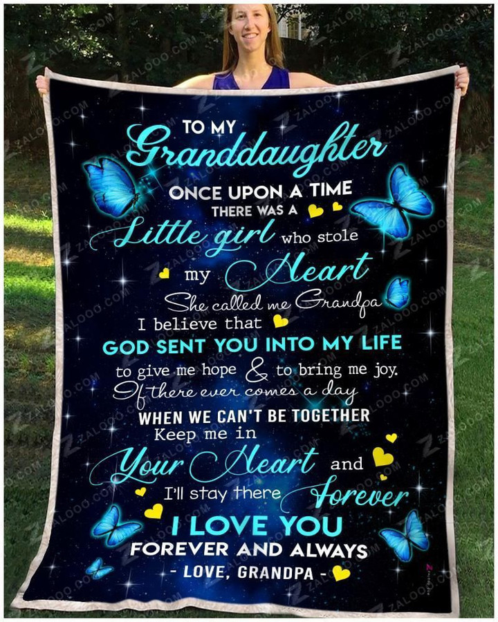 Blanket - Butterfly - Granddaughter (Grandpa) - Once Upon A Time
