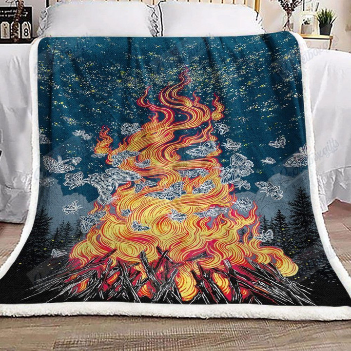 Firework CFleece Blanket