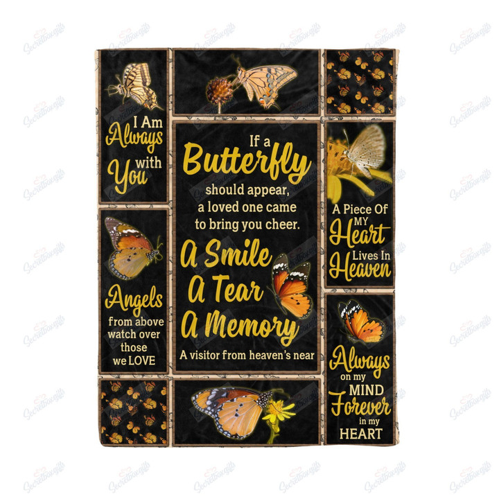 Butterfly Should Appear A Loved One CFleece Blanket
