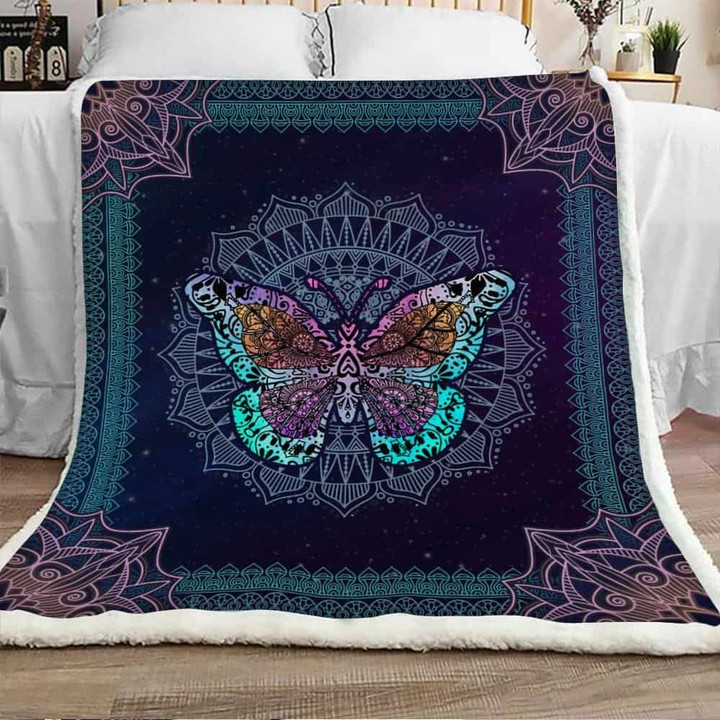 Fantastic Butterflies Blanket, Butterfly Sherpa Blanket