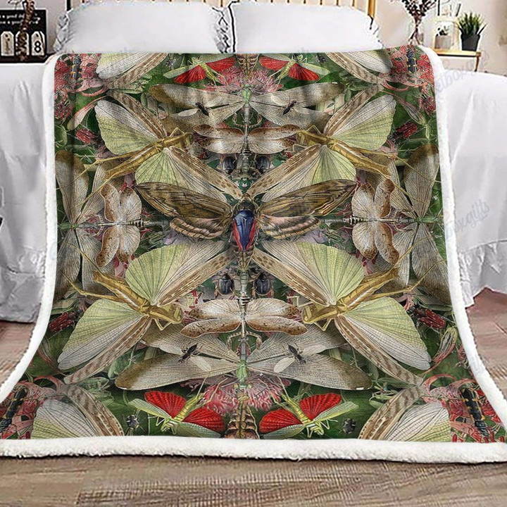 Butterfly Insect Fleece Blanket