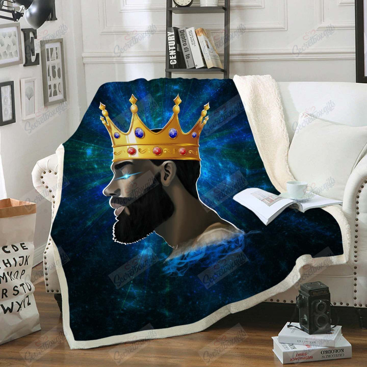 Pride African Man Art Fleece Blanket