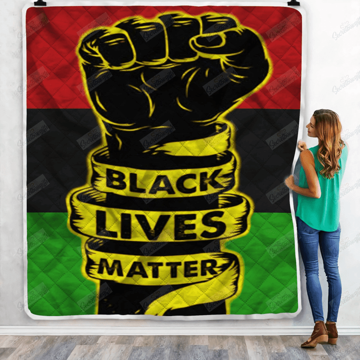 Black Lives Matter African Fleece Blanket