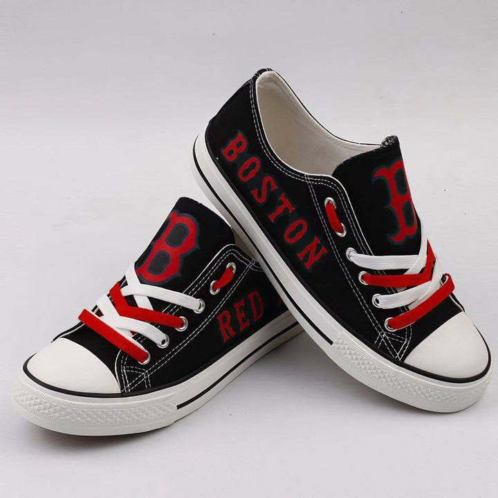 Boston Red Sox MLB Baseball 1 Gift For Fans Low Top Custom Canvas Shoes