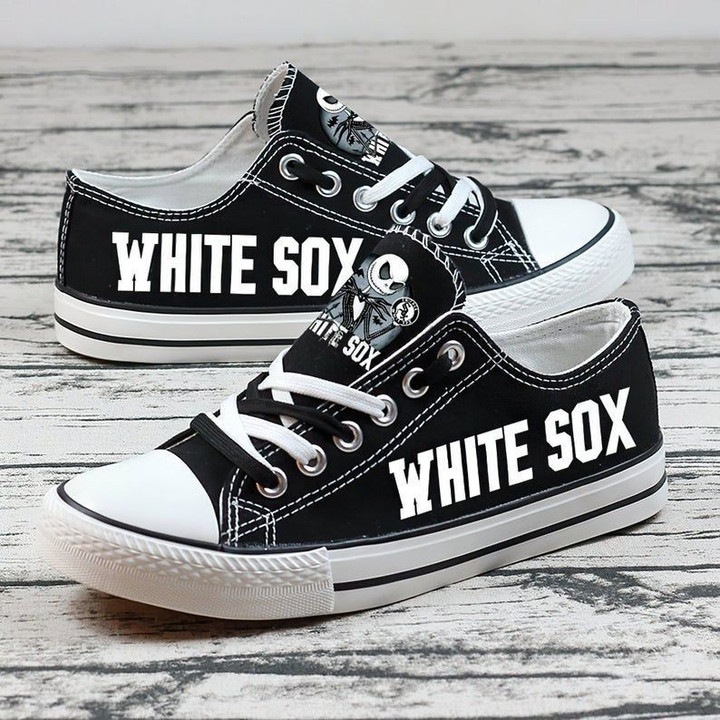 Chicago White Sox MLB Baseball 1 Gift For Fans Low Top Custom Canvas Shoes