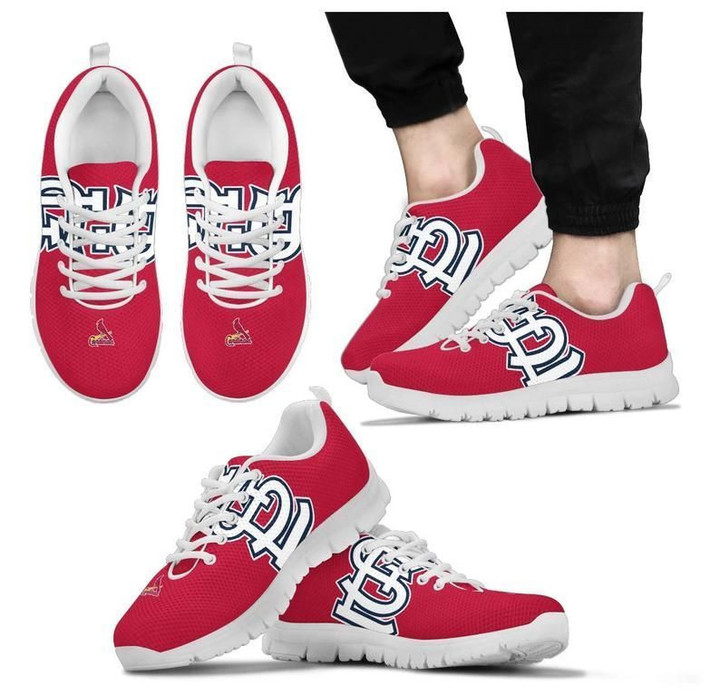 St. Louis Cardinals MLB Canvas Shoes gift for fan White  Shoes Fly Sneakers
