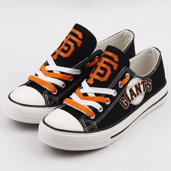 San Francisco Giants MLB Baseball 2 Gift For Fans Low Top Custom Canvas Shoes
