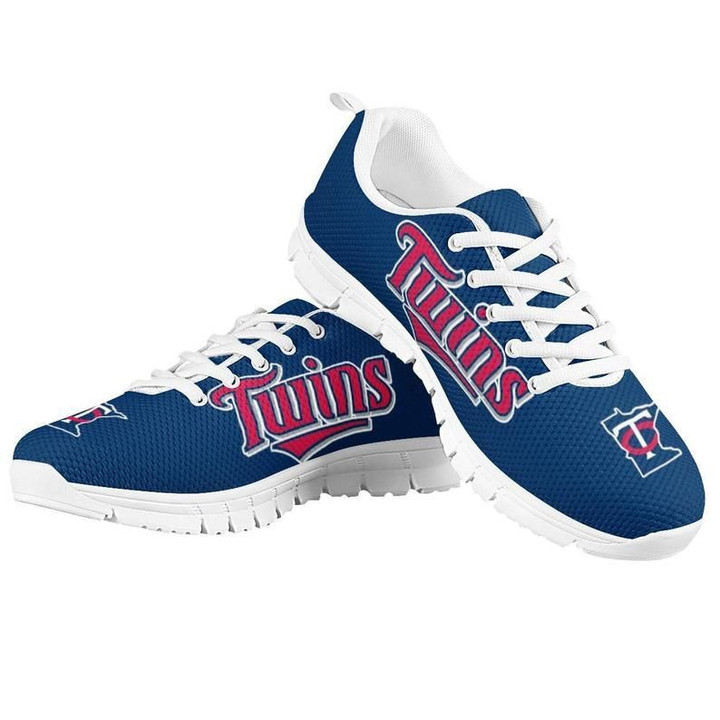 Minnesota Twins MLB Canvas Shoes gift for fan white Shoes Fly Sneakers