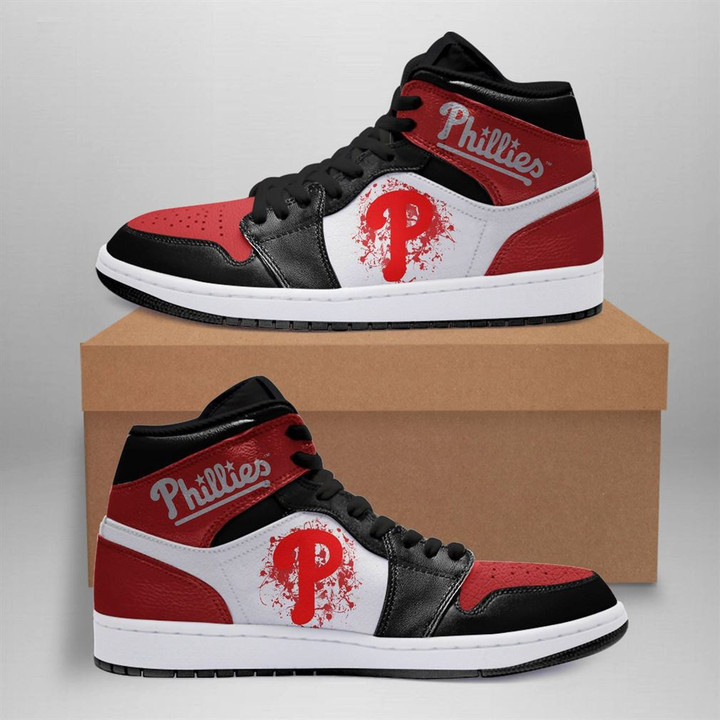 Philadelphia Phillies Mlb Air Jordan Basketball Shoes Sport Sneaker Boots Shoes