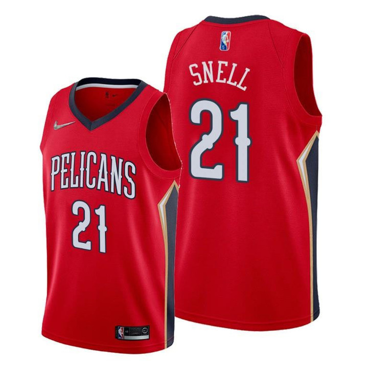 New Orleans Pelicans #21 Tony Snell 2022 Statement Edition Jersey Red - Men Jersey