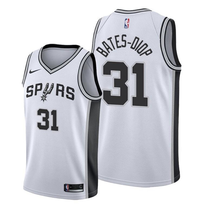 San Antonio Spurs #31 Keita Bates-Diop White 2021-22 Association Edition Jersey - Men Jersey
