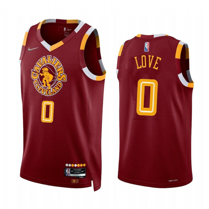 Cleveland Cavaliers Kevin Love #0 Red City Edition 2021-22 Jersey - Men Jersey