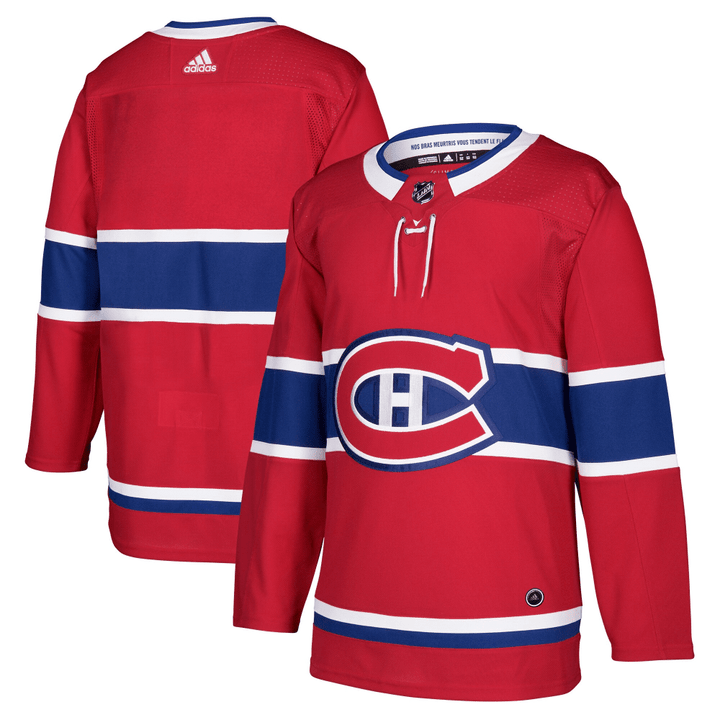 Men's Red Montreal Canadiens Home Blank Jersey Jersey
