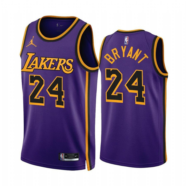Kobe Bryant 2022-23 Los Angeles Lakers Purple #24 Statement Edition Jersey - Men Jersey