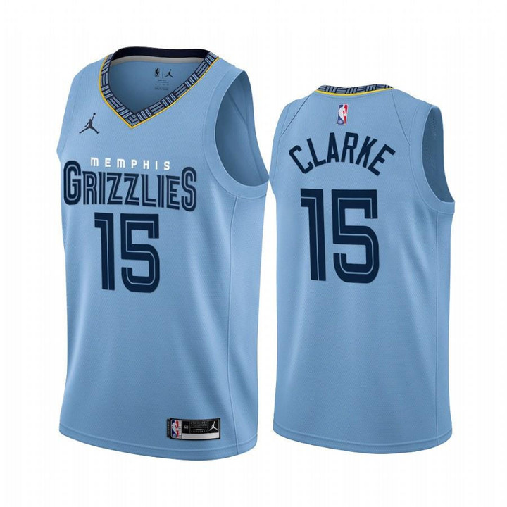 Memphis Grizzlies Brandon Clarke #15 2022-23 Statement Edition Blue Jersey - Men Jersey