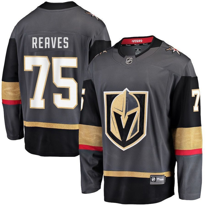 Ryan Reaves Vegas Golden Knights Home Breakaway Player Jersey - Black