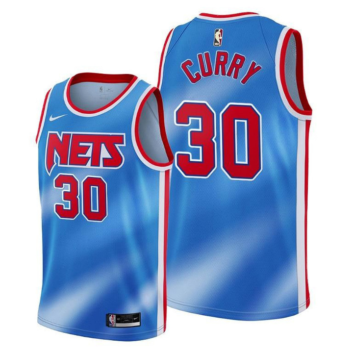 Seth Curry #30 Brooklyn Nets 2022 Classic Edition Blue Jersey Diamond Badge - Men Jersey